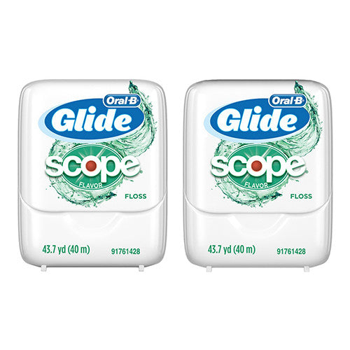 Oral B Glide Scope Flavor Floss, 40 Mts, 2 Ea